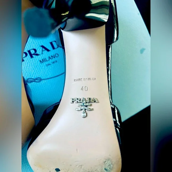 Prada Black Pointed Toe Heels - Picture 5 of 8